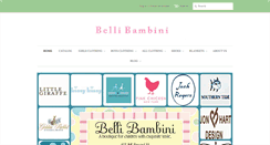 Desktop Screenshot of bellibambinis.com